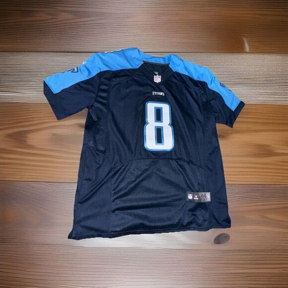 Other - Nike NFL Blue Titans Marcus Mariota #8 Jersey. Size 44. PRE-OWNED. Great Cond.